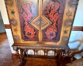 Berkey & Gay Renaissance Revival Chest on Walnut Base