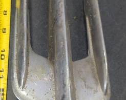 Chrome Triple-Spear Vintage Car Hood Ornament