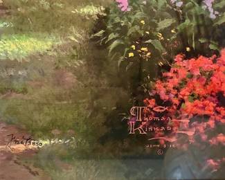 Thomas Kinkade Garden of Prayer “756 / 3850” limited edition 