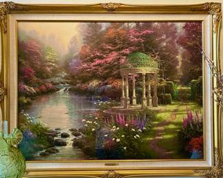Thomas Kinkade Garden of Prayer “756 / 3850” limited edition 