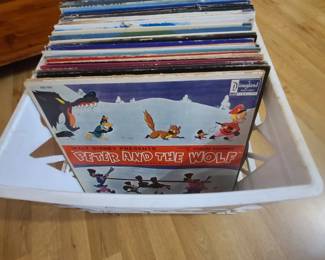 40 to 50 33 albums. mostly 70's country, fair condition.