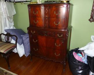 Mahogany Tall Dresser
