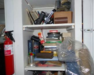 Loaded Basement, Vintage Electronics, Tools, Books