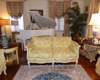 Tradition Furniture, Yamaha Baby Grand Piano & Lots Of Bric-A-Brac
