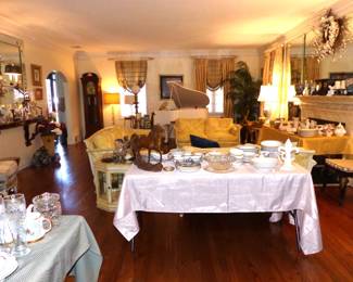 Tradition Furniture, Yamaha Baby Grand Piano & Lots Of Bric-A-Brac