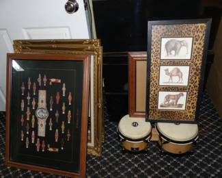 Framed Pictures, Bongo Drums