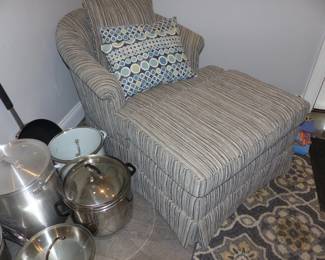 Club Chair & Ottoman