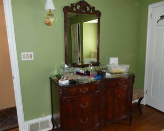 Pair of Mahogany Mirrors