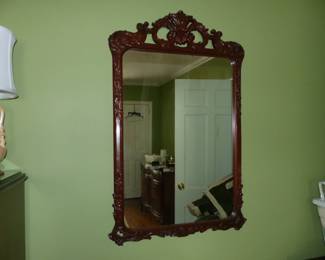 Pair of Mahogany Mirrors