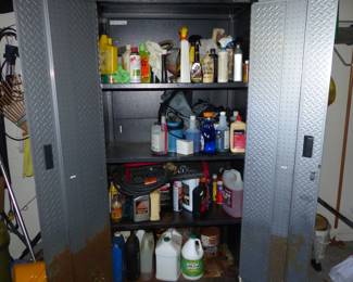 Come Dig In Garage, Fishing Equipment, Storage Cabinet, Tools