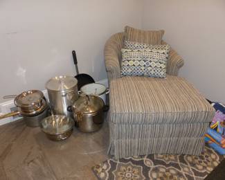 Club Chair & Ottoman