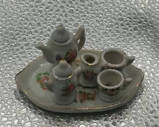 mini porcelain serving set