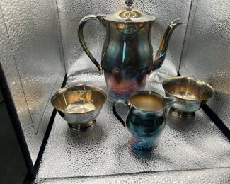 silverplate serving set