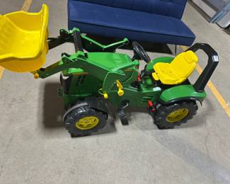 John Deere toy tractor