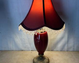 vintage red lamp