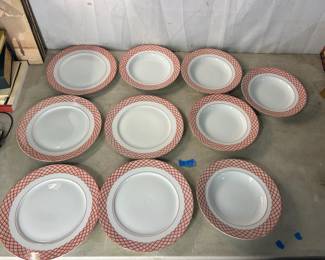 brand-name serving plates