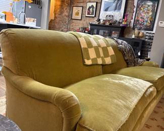 Custom Mohair sofa x 2