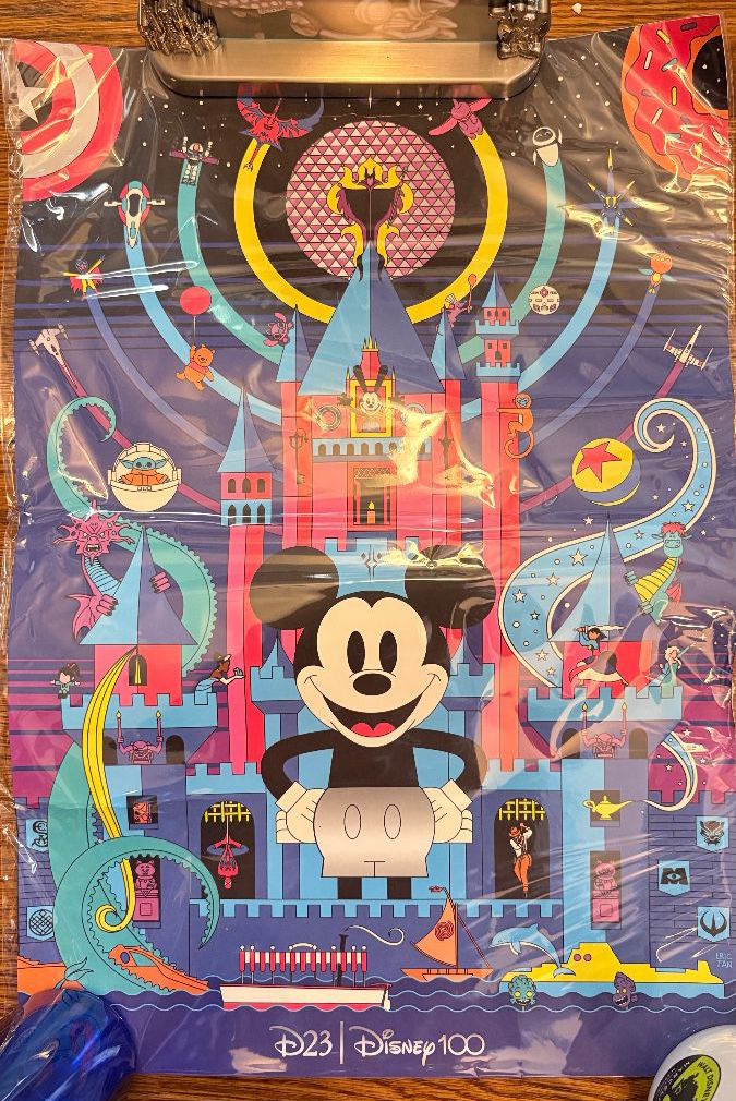 Disney 100 Expo 2022 Exclusive  D23 Poster!