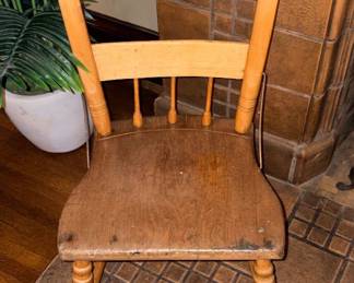 Antique Walnut Platform Rocker!
