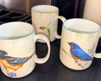 Lenox Summer Greetings Bird Mugs!