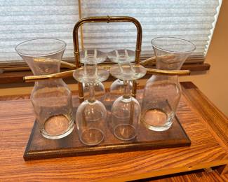 Vintage Bar Serving Set