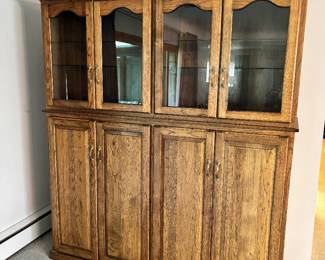 Amish Built Wood Cabinet 