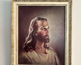 Vintage Kriebel & Bates Jesus Print