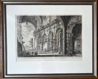 Giovanni Battista Piranesi (B1720 Italian) Etching Of Roman Curia Hostilia Lot #: 82