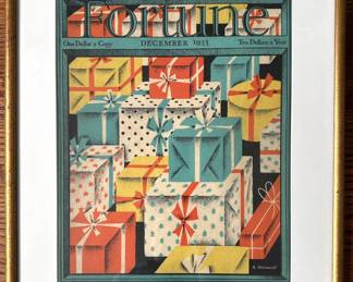 1933 Fortune Magazine Cover Illuistrated By Antonio Petruccelli Lot #: 59