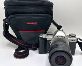Pentax ZX-M SLR Film Camera With Bag Lot #: 38