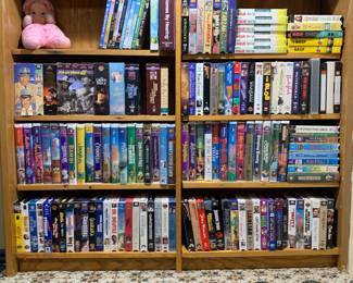 Lots of Disney VHS