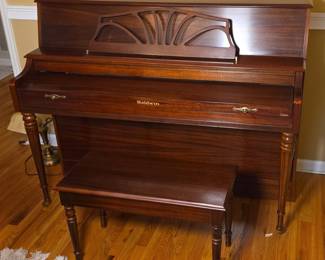 Baldwin Classic Spinet Piano with Bench
