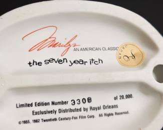 Marilyn Monroe "The Seven Year Itch" Porcelain Figurine by Royal Orleans