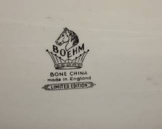Boehm "Lynx Family" Bone China Sculpture