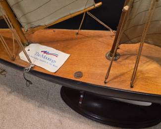 The Moorings Vintage Pond Yacht Model Sailboat