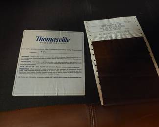 Thomasville Leather Sofa