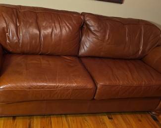 Thomasville Leather Sofa