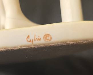 Cybis Porcelain Ballet Dancer Figurine with Crown and Barre