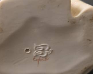 Cybis Porcelain Figurine - Lady with Rabbit