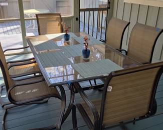 Hampton Bay 7-Piece Outdoor Dining Set