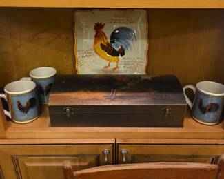 Rooster Themed Decorative Set