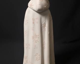 Cybis Porcelain Figurine - Lady with Rabbit