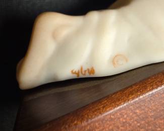 Cybis Porcelain Figurine 'Girl with Bird'