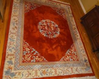 Large Chinese Art Deco Rug