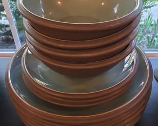 Gibson Elite Lagos Double Bowl Dinnerware Set