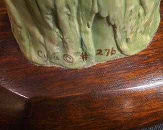 Cybis "Wren and Flowers" Porcelain Figurine