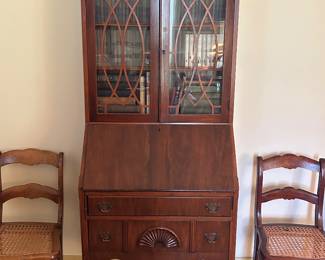 Secretary with bookshelves 