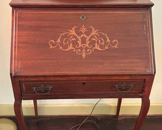 Slant front desk