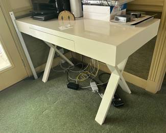 White desk