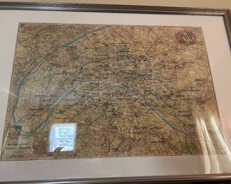Map of Paris
